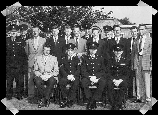 Royal De-Bourne with MOD Police colleagues.....Aug 1962..JPG